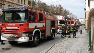 Ve restauraci u karlovarského vřídla hořelo